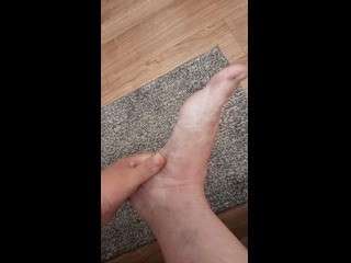 Zarte, sanfte und weiche Füsse