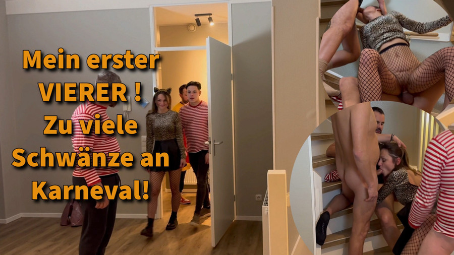 Mein erster Vierer! Zu viele Schwänze an Karneval!