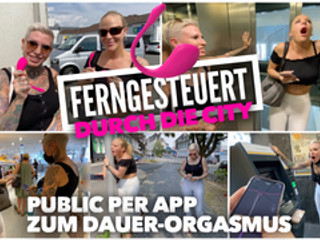 FERNGESTEUERT durch die City | PUBLIC per App zum DAUER ORGASMUS FERNGESTEUERT durch die City | PUBLIC per App zum DAUER ORGASMUS