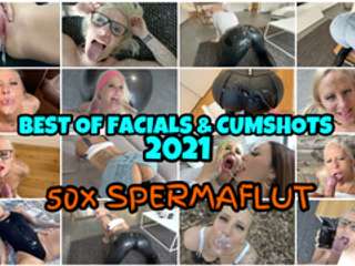 BEST OF FACIALS & CUMSHOTS 2021 | 50x SPERMAFLUT