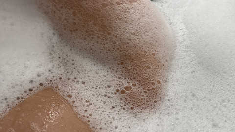 Badewanne 38° schön heiß