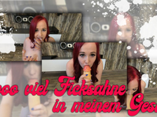 Sooo viel Ficksahne in meinem Gesicht