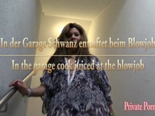 In der Garage Schwanz entsaftet beim Blowjob In der Garage Schwanz entsaftet beim Blowjob