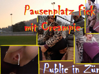 Public in Zürich gefickt & Creampie!