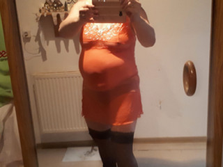 Lady in red...