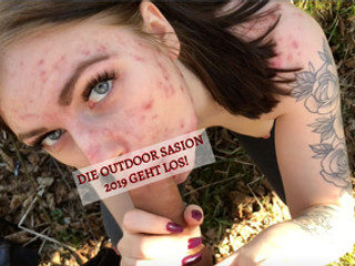 Zum ersten Mal Outdoor gefickt! Saison 2019 geht los!