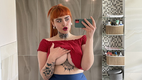 Meine prallen Melonen passen so gut in das Outfit echt hot