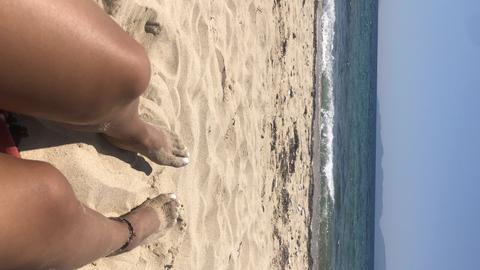 Ich am Strand