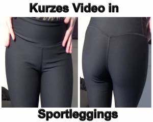 Kurzes Video in Sport Leggings